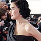 Burlesque dancer Dita Von Teese arrives on the red carpet for the screening of the film `Inglourious Basterds` at the 62nd Cannes Film Festival